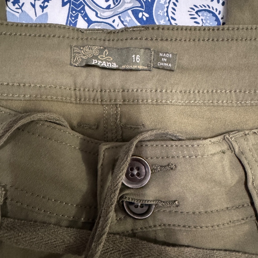 Olive Green Pants by Prana